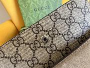Gucci Dionysus Mini Top Handle Bag 752029 Beige And Ebony 18x12x6 cm - 2