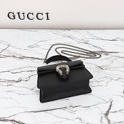 Gucci Dionysus Mini Top Handle Bag 752029 Black 18x12x6 cm - 2