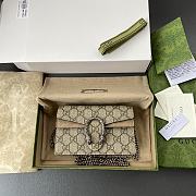 Gucci Dionysus GG Supreme Super Mini Bag 476432 Beige GG Canvas Size 16.5x10x4 cm - 1