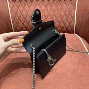 Gucci Dionysus Leather Super Mini Bag 476432 Black Leather Size Size 16.5x10x4 cm - 3