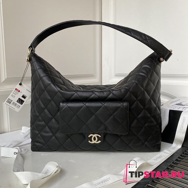Chanel Maxi Hobo Bag AS4339 Black Size 29.5 × 37 × 13 cm - 1
