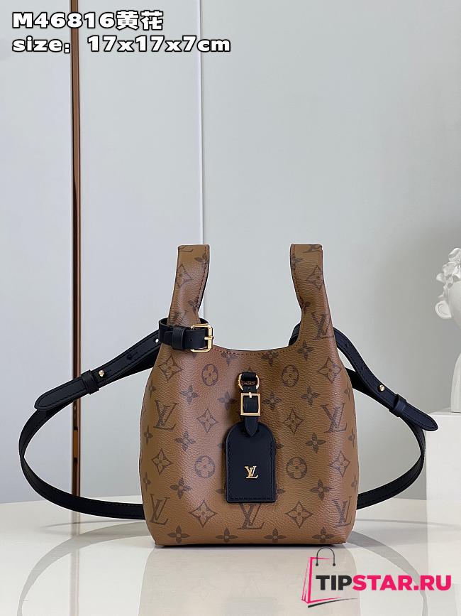 Louis Vuitton M46816 Atlantis BB Monogram Reverse Coated Canvas Size 17 x 17 x 7 cm - 1