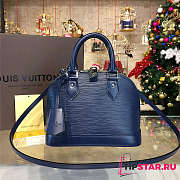 Louis Vuitton M40855 Alma BB Indigo Blue Epi Leather Size 23.5 x 17.5 x 11.5 cm - 1