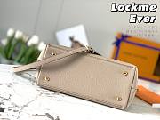 LV Lockme Ever MM (Gray) M56094 Size 33.5 x 21.5 x 14.5 cm - 2