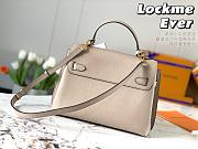 LV Lockme Ever MM (Gray) M56094 Size 33.5 x 21.5 x 14.5 cm - 4