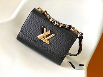 Louis Vuitton M21772 Twist MM Black Size 23 x 17 x 9.5 cm