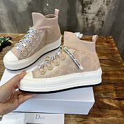 Walk'N'Dior Platform Sneaker Nude Macrocannage Technical Mesh - 5
