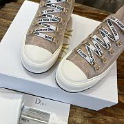 Walk'N'Dior Platform Sneaker Nude Macrocannage Technical Mesh - 2