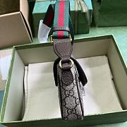 Gucci Ophidia Mini Bag 764961 Beige And Ebony Size 22x13x4cm - 4