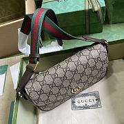 Gucci Ophidia Mini Bag 764961 Beige And Ebony Size 22x13x4cm - 2