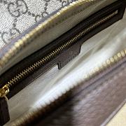 Gucci Ophidia GG Small Shoulder Bag Beige And Ebony GG 722117 Size 23*17*7cm - 4