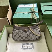 Gucci Ophidia Mini Bag Beige and ebony GG 764960 Size 19x10x3cm - 1