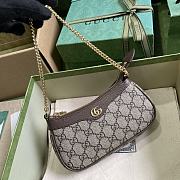 Gucci Ophidia Mini Bag Beige and ebony GG 764960 Size 19x10x3cm - 3