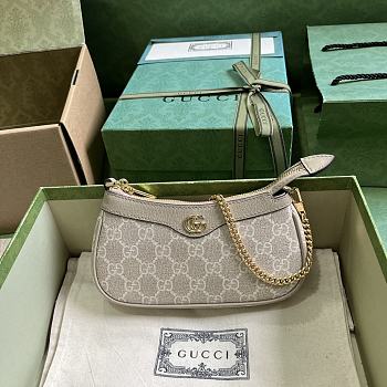 Gucci Ophidia Mini Bag Beige and White GG 764960 Size 19x10x3cm