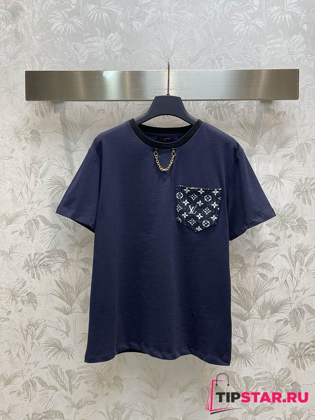 LV Night Monogram Pocket T-Shirt - 1