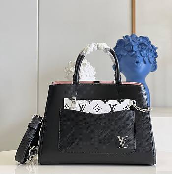 Louis Vuitton M59954 Marelle Tote MM Black Size 30 x 21 x 13 cm