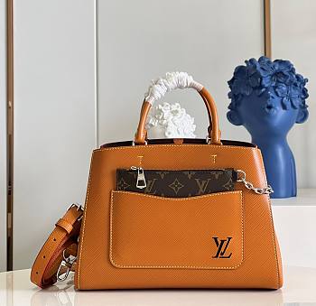 Louis Vuitton M59953 Marelle Tote MM Gold Miel Brown Size 30 x 21 x 13 cm