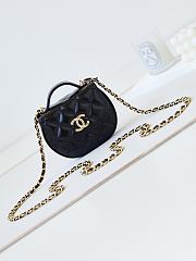 Chanel Clutch With Chain AP3378 Black Size 11.5 × 12.5 × 3.5 cm - 1