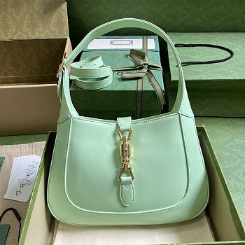 Gucci Jackie 1961 Small Shoulder Bag 636709 Light Green Size 27.5x19x4 cm