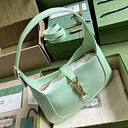 Gucci Jackie 1961 Small Shoulder Bag 636709 Light Green Size 27.5x19x4 cm - 4