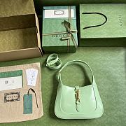 Gucci Jackie 1961 Small Shoulder Bag 636709 Light Green Size 27.5x19x4 cm - 2