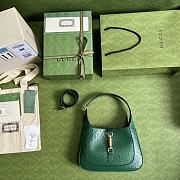 Gucci Jackie 1961 Small Ostrich Bag Green Size 27.5x19x4 cm - 2