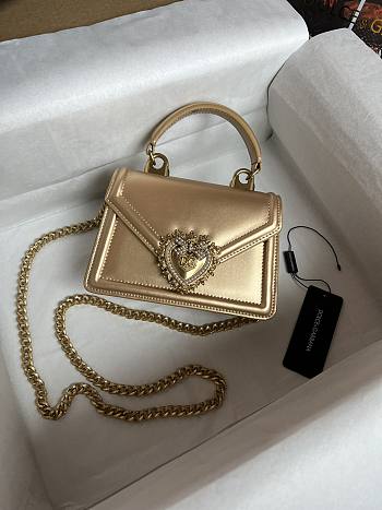 Dolce&Gabbana Small Devotion Bag Size 19cm x 13cm x 4.5cm