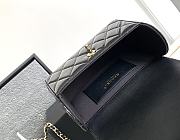 Chanel Small Box Bag Black Patent AS4511 Size 13 × 18 × 8.5 cm - 2