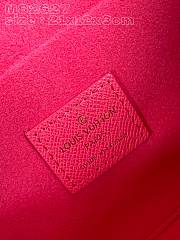 Louis Vuitton M82627 Félicie Pochette Dragon Fruit Pink Size 21 x 12 x 3 cm - 2