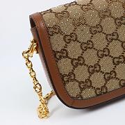 Gucci Horsebit 1955 GG Mini Bag With Crystals 675801 Size 20.5 x 14 x 5 cm - 2