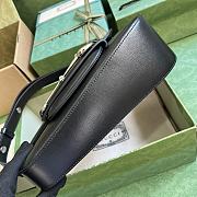 Gucci Horsebit 1955 Shoulder Bag 764155 Black Size 26.5 cm - 2