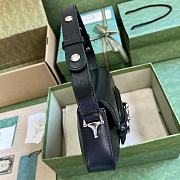 Gucci Horsebit 1955 Shoulder Bag 764155 Black Size 26.5 cm - 3