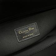 Dior Medium Lady D-Joy Bag Black Cannage Lambskin with Gold-Finish Butterfly Studs Size 26 x 13.5 x 5 cm - 3