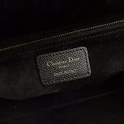 Large Lady Dior Bag Black Cannage Lambskin Size 32 x 25 x 11 cm - 5