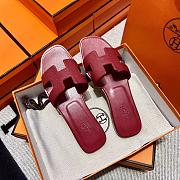 Hermes Oran Sandal Rouge Red - 4
