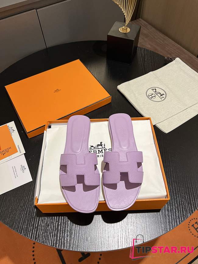 Hermes Oran Sandal Violet - 1