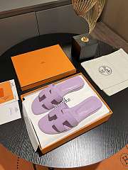 Hermes Oran Sandal Violet - 5