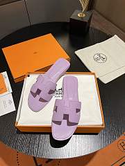 Hermes Oran Sandal Violet - 4