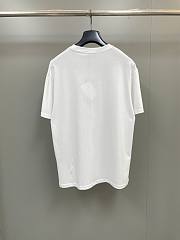 Dior Relaxed-Fit T-Shirt White Slub Organic Cotton Jersey - 5