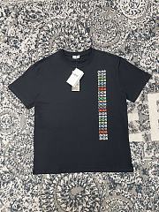 Dior Relaxed-Fit T-Shirt Black Slub Organic Cotton Jersey - 4