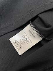 Dior Relaxed-Fit T-Shirt Black Slub Organic Cotton Jersey - 3