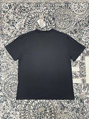 Dior Relaxed-Fit T-Shirt Black Slub Organic Cotton Jersey - 2