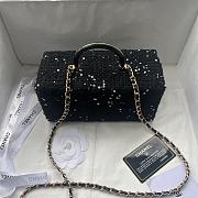 Chanel Box Bag Black & White Tweed AS4471 Size 10.5 × 22 × 9 cm - 4
