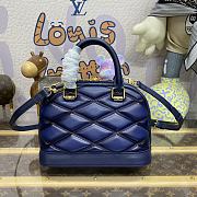 Louis Vuitton M23666 Alma BB Navy Blue Size 23.5*17.5*11.5cm - 3