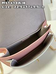 Louis Vuitton M21217 MyLockMe Chain Bag Rose Trianon Pink Size 22.5 x 17 x 5.5 cm - 5