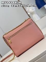 Louis Vuitton M21217 MyLockMe Chain Bag Rose Trianon Pink Size 22.5 x 17 x 5.5 cm - 4
