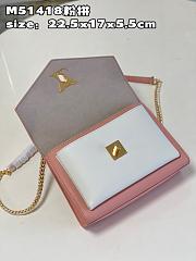 Louis Vuitton M21217 MyLockMe Chain Bag Rose Trianon Pink Size 22.5 x 17 x 5.5 cm - 3