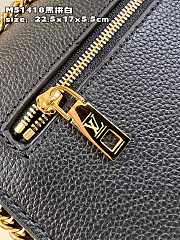 Louis Vuitton M82121 MyLockMe Chain Bag Black/White Size 22.5 x 17 x 5.5 cm - 4
