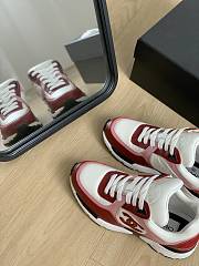 Chanel Sneakers G45333 Light Burgundy, White & Pink - 3