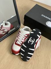 Chanel Sneakers G45333 Light Burgundy, White & Pink - 4